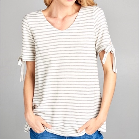 French Terry Straight Top - Picture 2 of 3